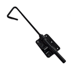 Staartgrendel zwart gepoedercoat