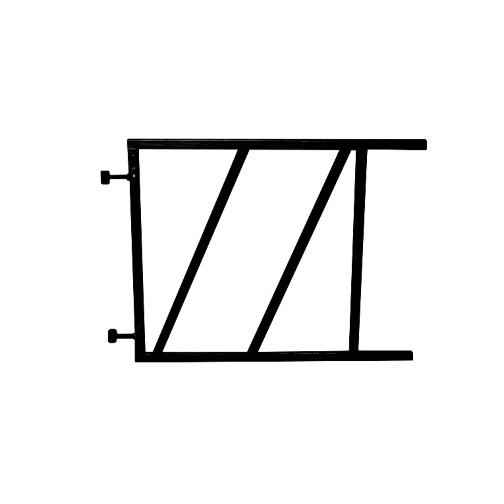 Verstelbaar poortframe 80x100cm - Zwart