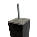 Betonpoer antraciet incl stelplaatje M16