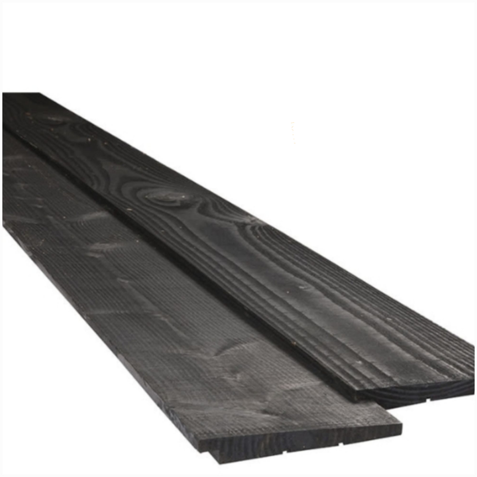 Douglas Potdekselplank/ Zweeds rabat zwart 190 mm