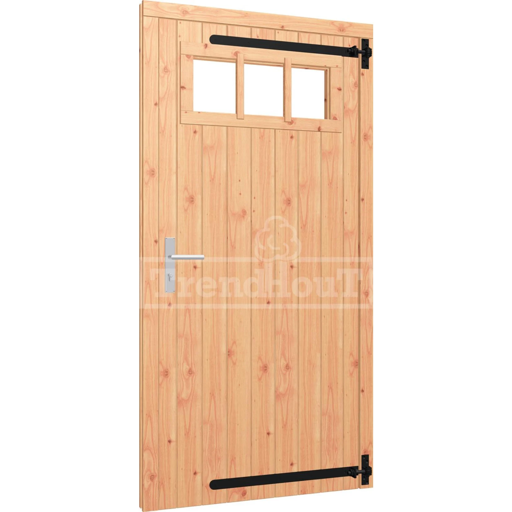 Douglas opgeklampte deur rechtsdr. 1015x2020mm met bovenraam