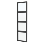 Stalen glaswand 224x78,5cm