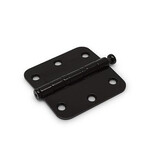 Kogellagerscharnier RVS zwart 89x89mm