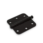 Kogellagerscharnier RVS zwart 76x76mm