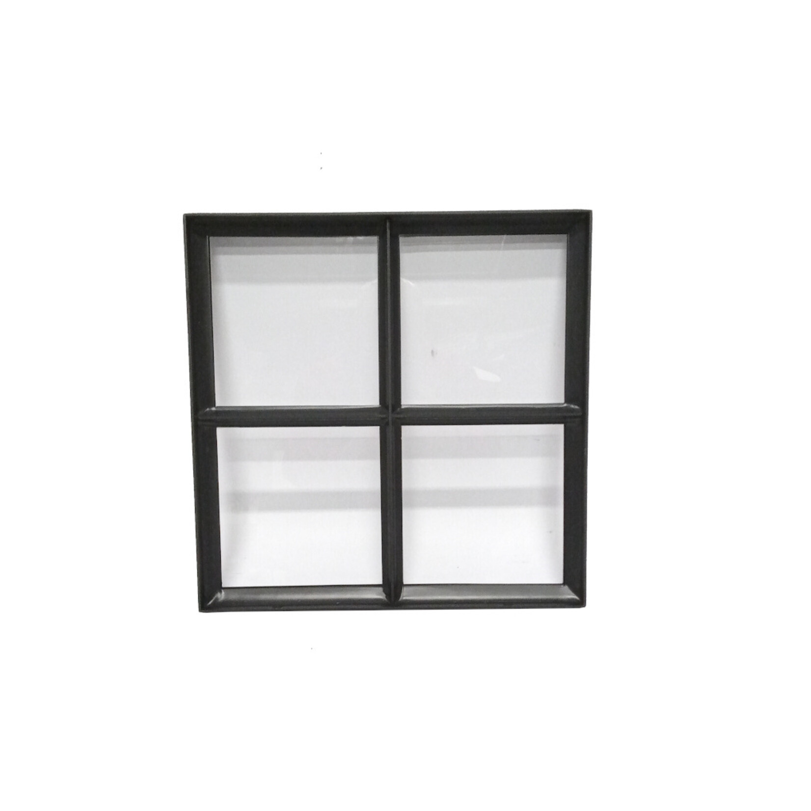 Stalen raam Vierkant - Enkel glas