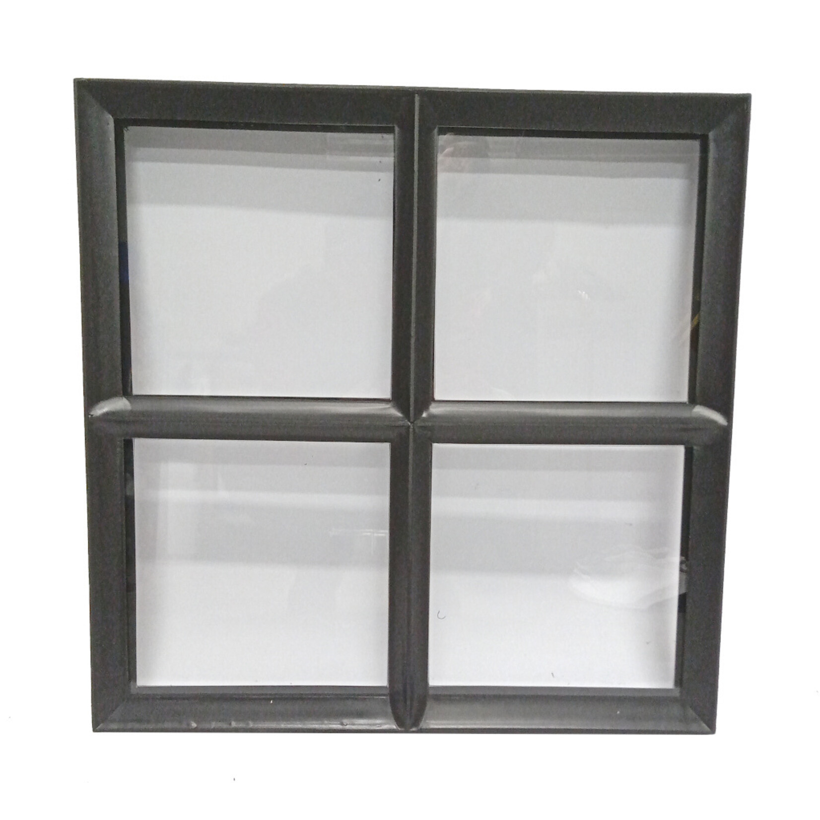 Stalen raam Vierkant - Dubbel glas
