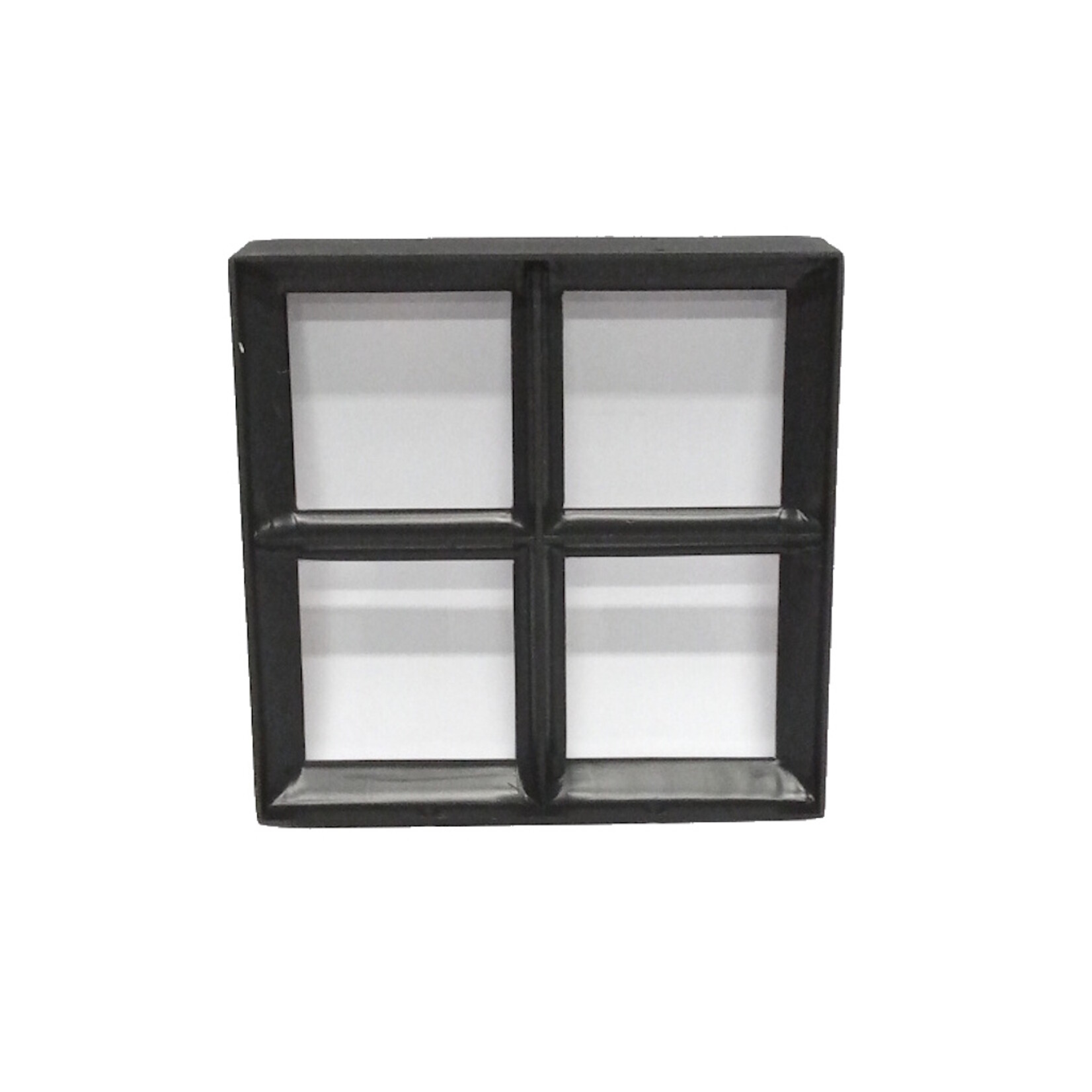 Stalen raam Vierkant - Enkel glas