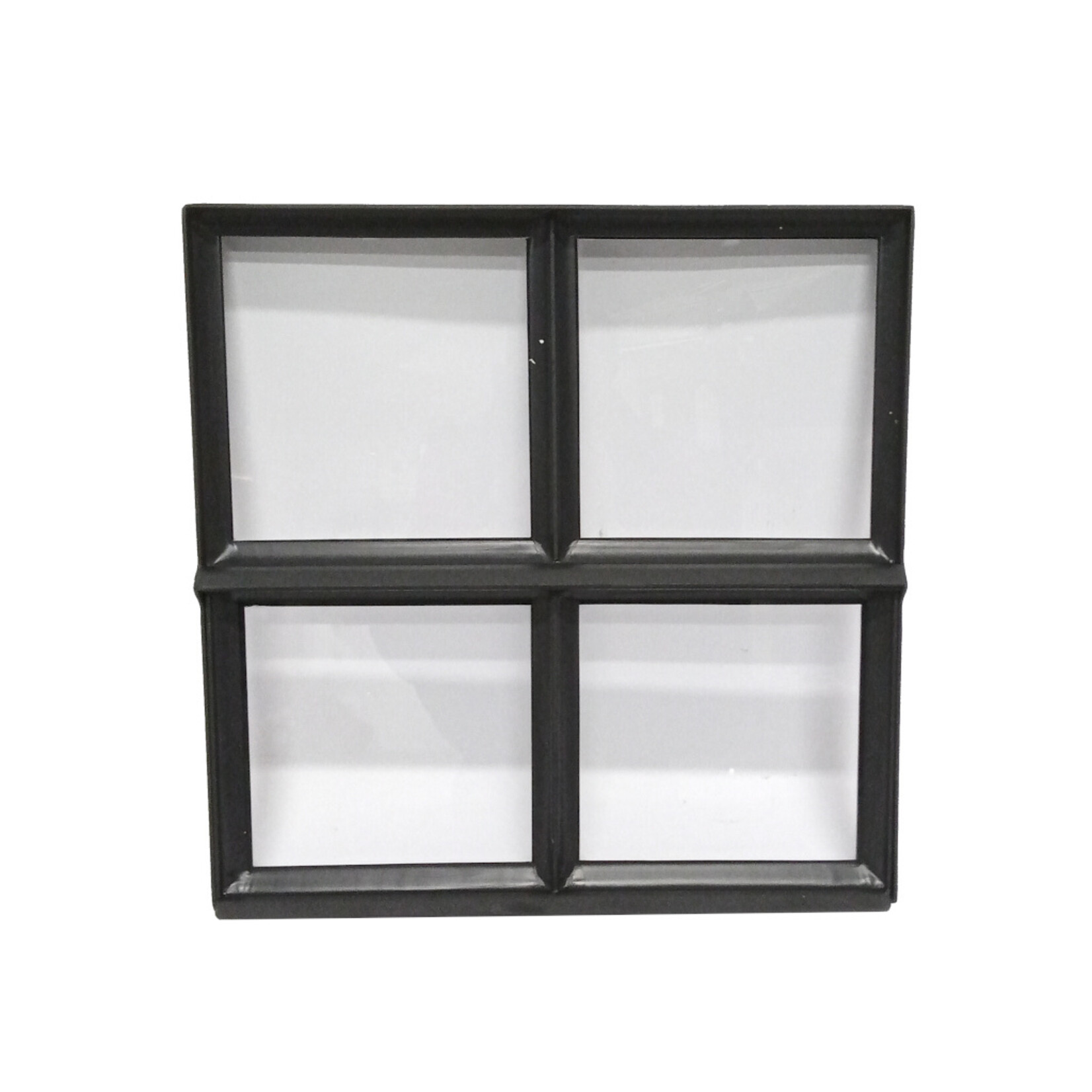 Stalen klapraam Vierkant - Enkel glas