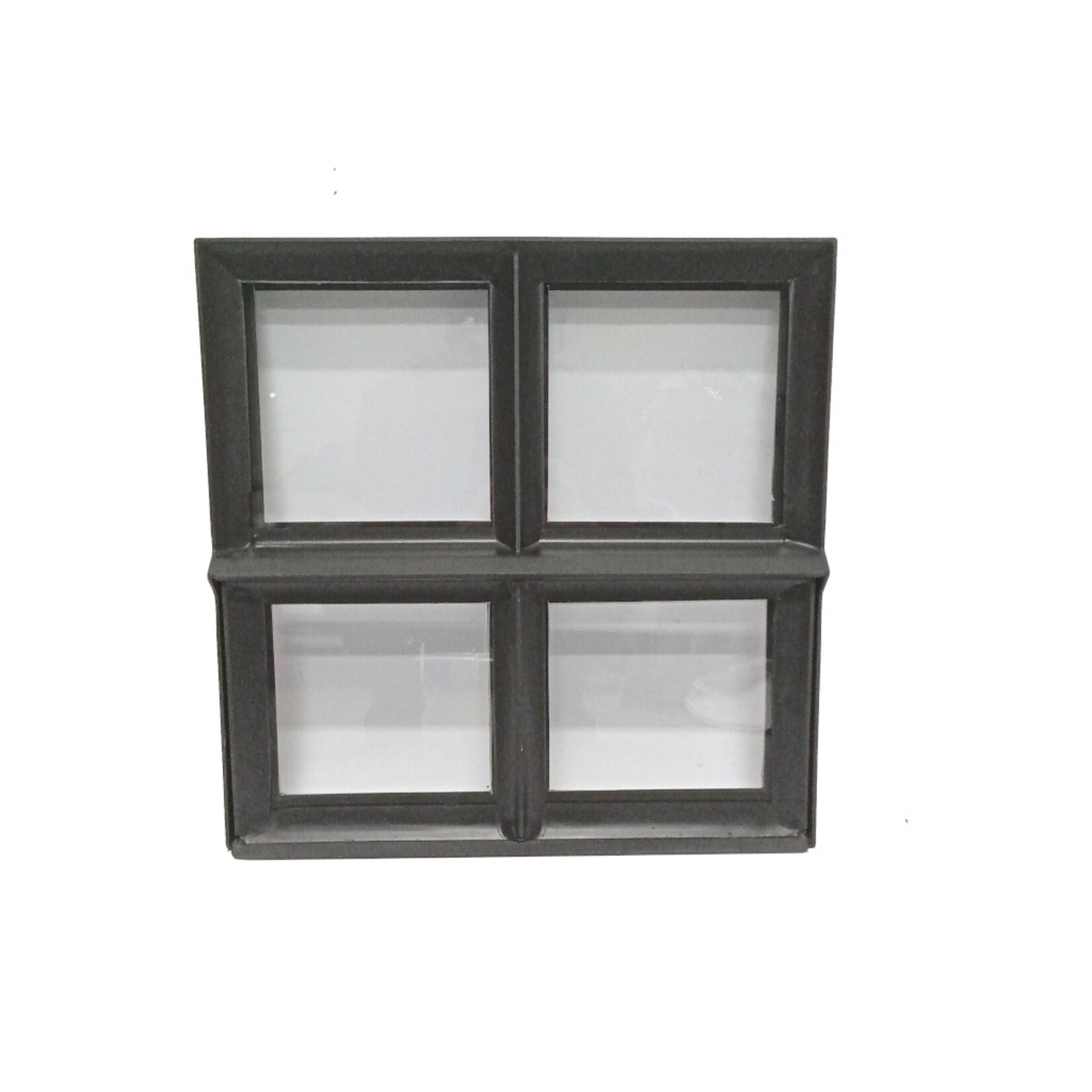 Stalen klapraam Vierkant - Dubbel glas