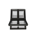 Stalen klapraam Rechthoek - Enkel glas