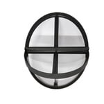 Stalen klapraam Ovaal - Enkel glas