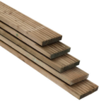 Geimpregneerde vlonder/terrasplank 28x145