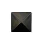 Paal ornament piramide Zwart gepoedercoat