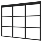 Steellook Glaswand 248 x 224 cm