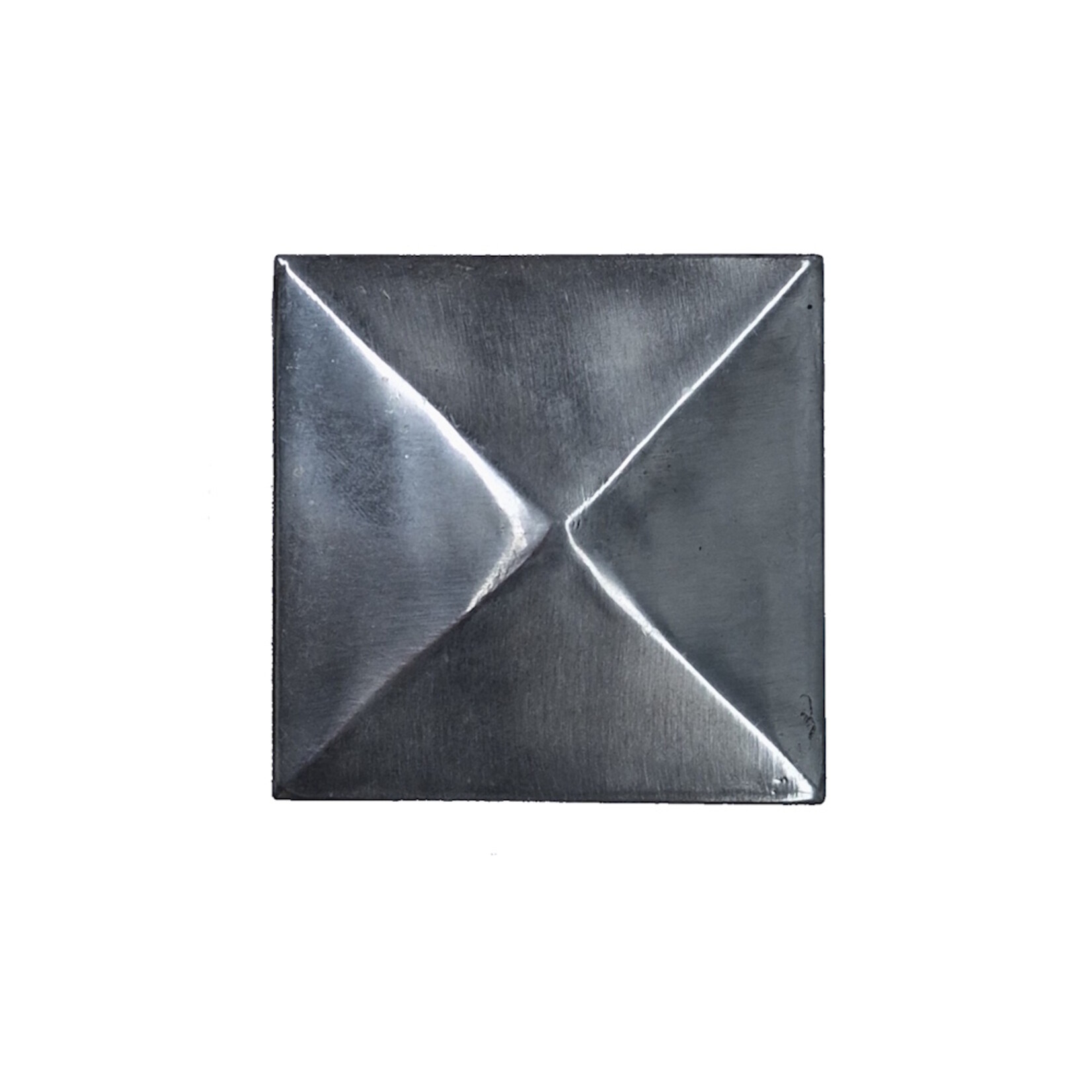 Paal ornament piramide 71x71  aluminium