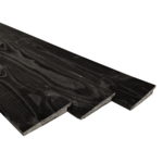 Douglas Potdekselplank/ Zweeds rabat zwart 190 mm