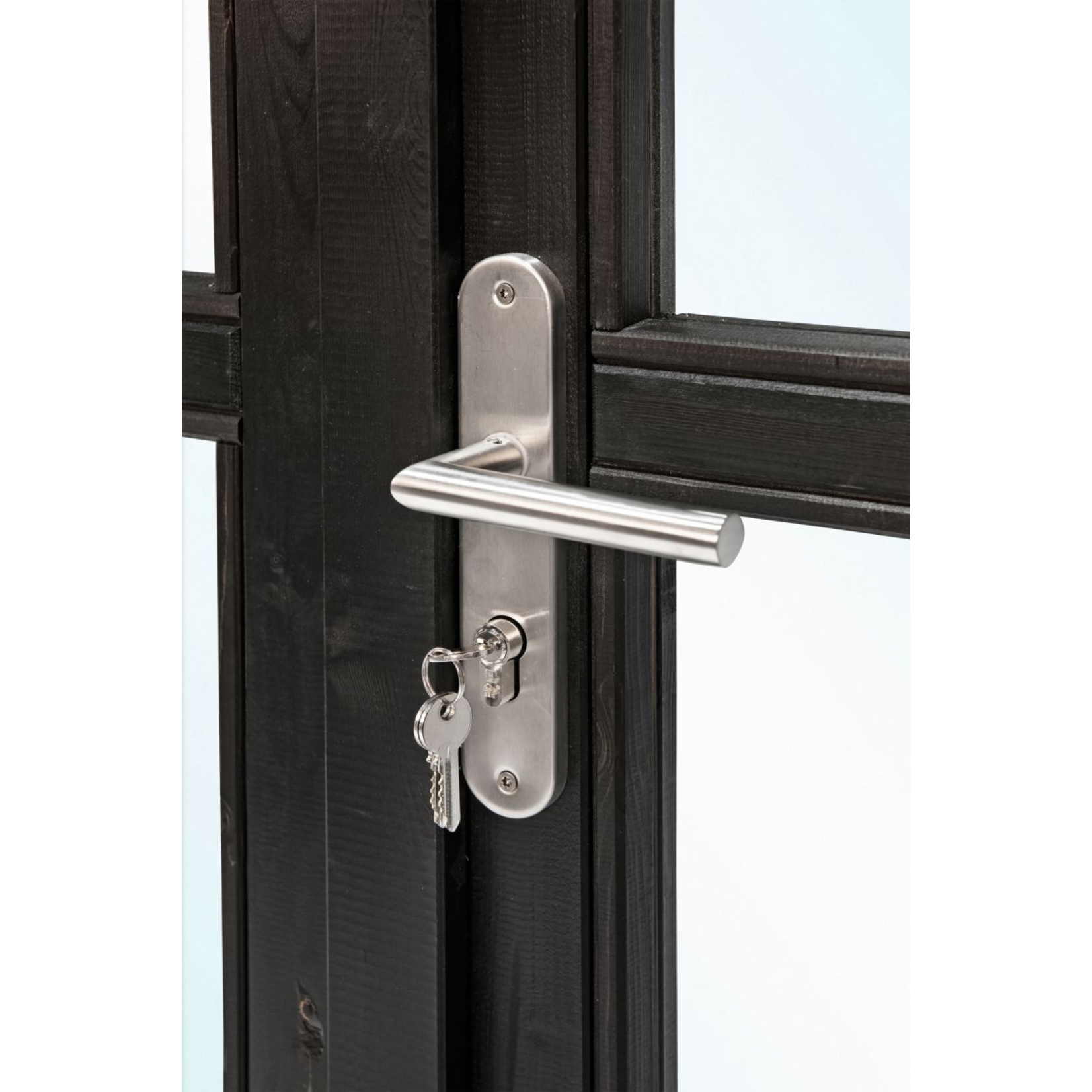 Dubbele deur 145x210cm - zwart