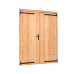 Douglas dubbele deur 185x205cm - compleet