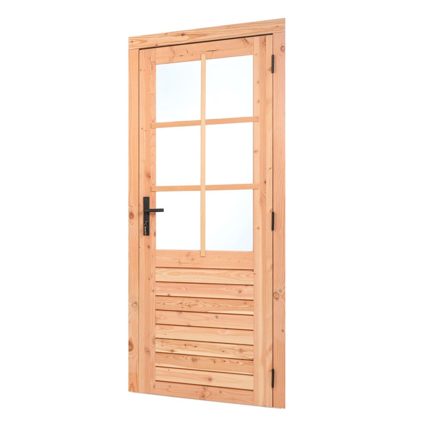 Douglas stapeldorpel deur met raam 100x205cm - compleet