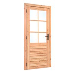 Douglas stapeldorpel deur met raam 100x205cm - compleet