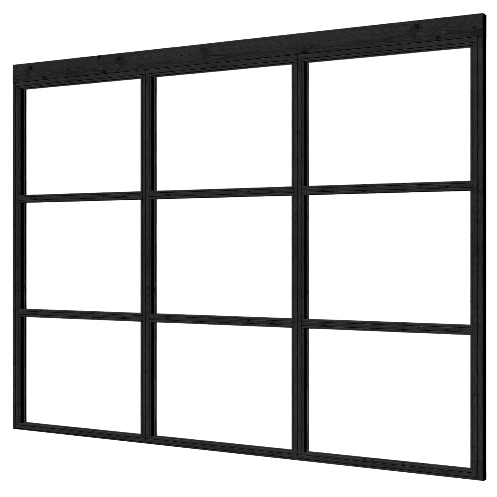 Steellook Glaswand 3-delig