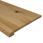 Eiken overzetvensterbank - boomstamkant