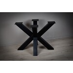 Stalen matrix poot Eettafel koker 10x10cm  L240xB73xH73cm