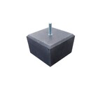 Betonpoer antraciet - 150x150mm Facet - 10cm hoog