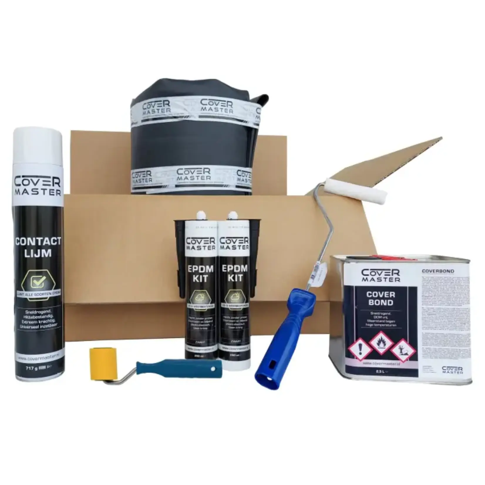 EPDM Dakpakket compleet 1.14mm - 3.96m breed