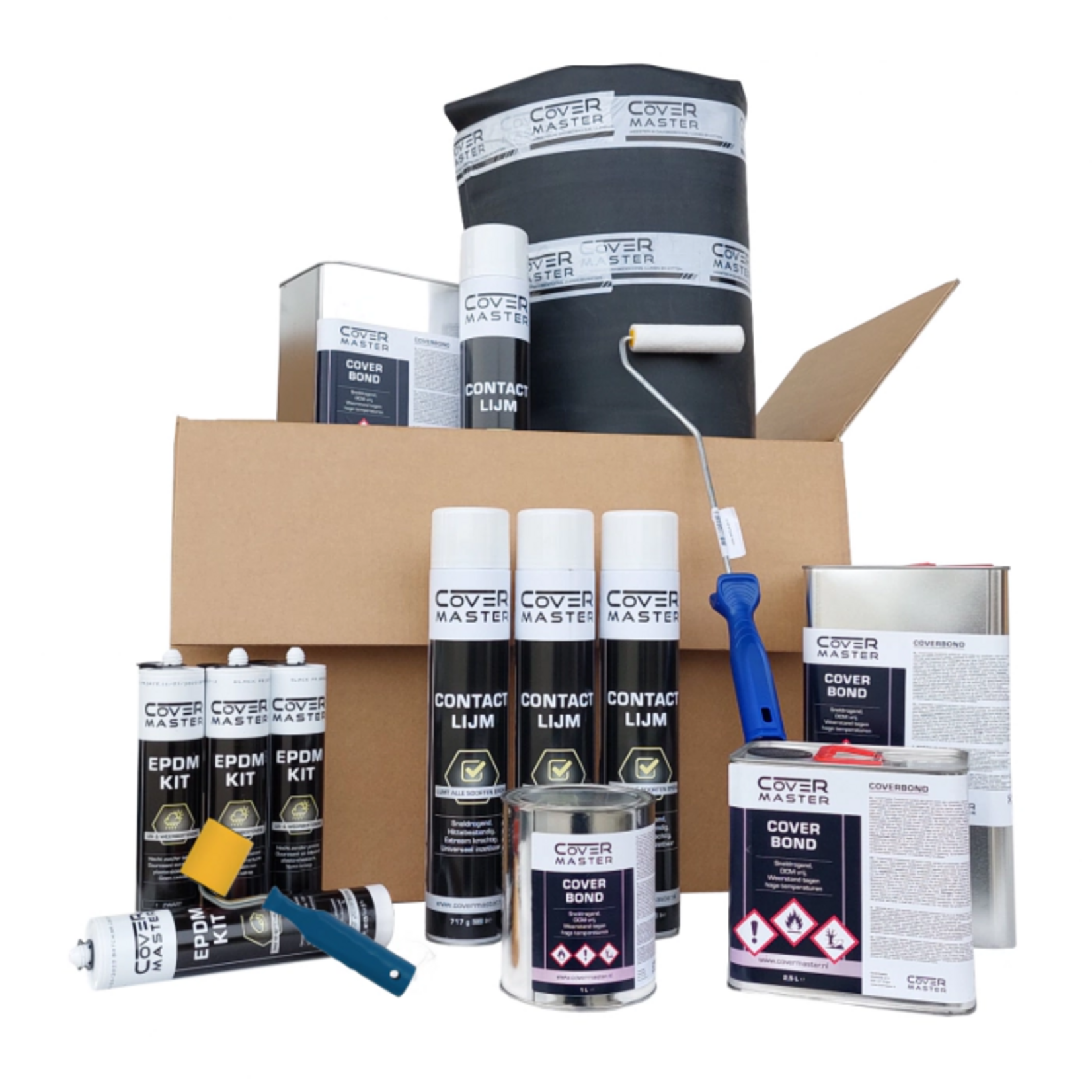 EPDM Dakpakket compleet 1.14mm - 7.62m breed