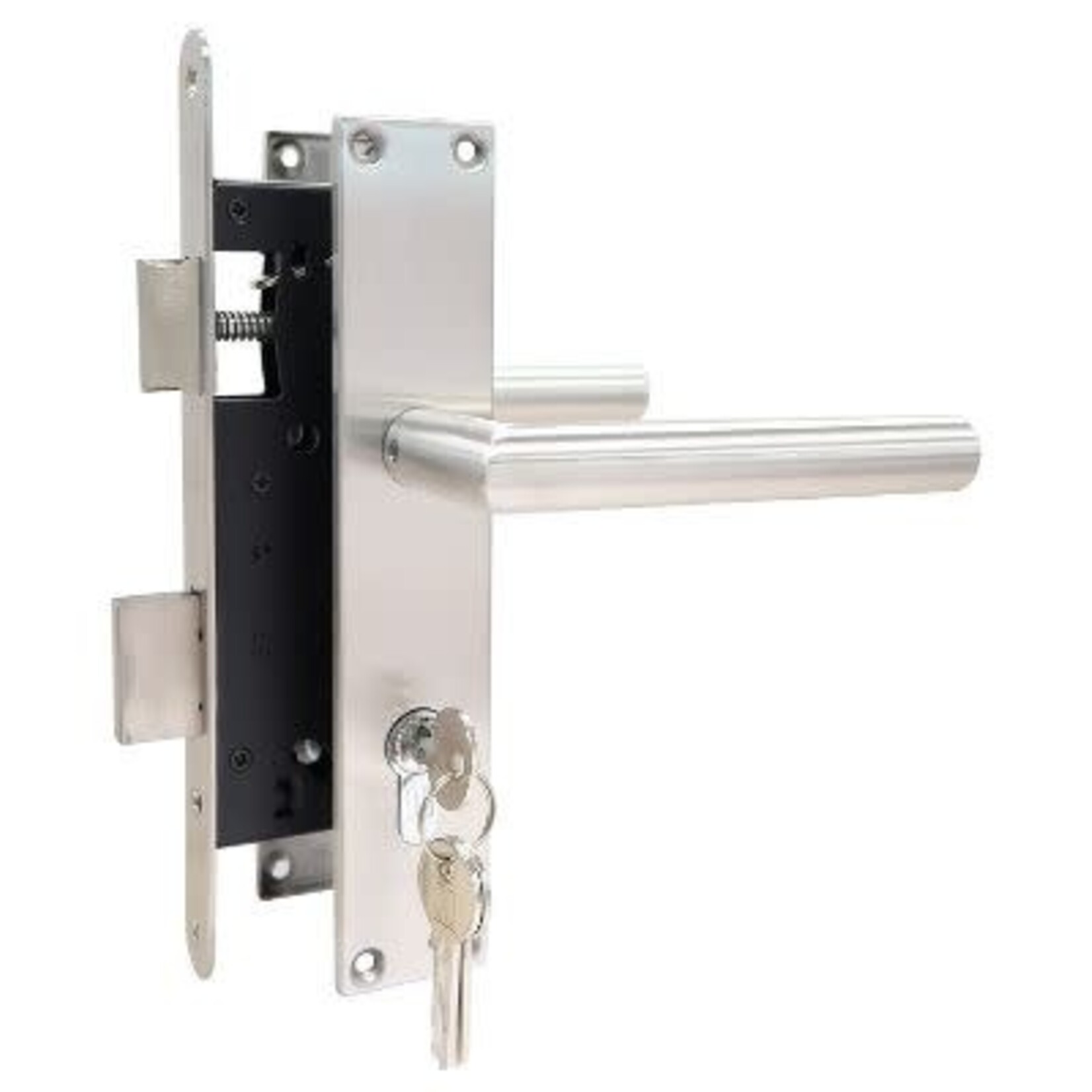 Slotset 72x165mm recht schild RVS