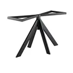 Stalen tafelonderstel Ovale koker 138x78x73