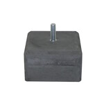 Betonpoer antraciet - 195x195mm Facet - 12cm hoog