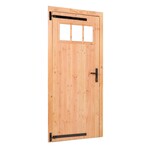 Douglas deur 100x205cm met Raam - compleet