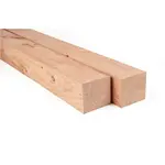 Douglas paal fijnbezaagd 120x120mm