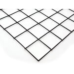 Stalen gaasmat zwart 90x180 10/10cm