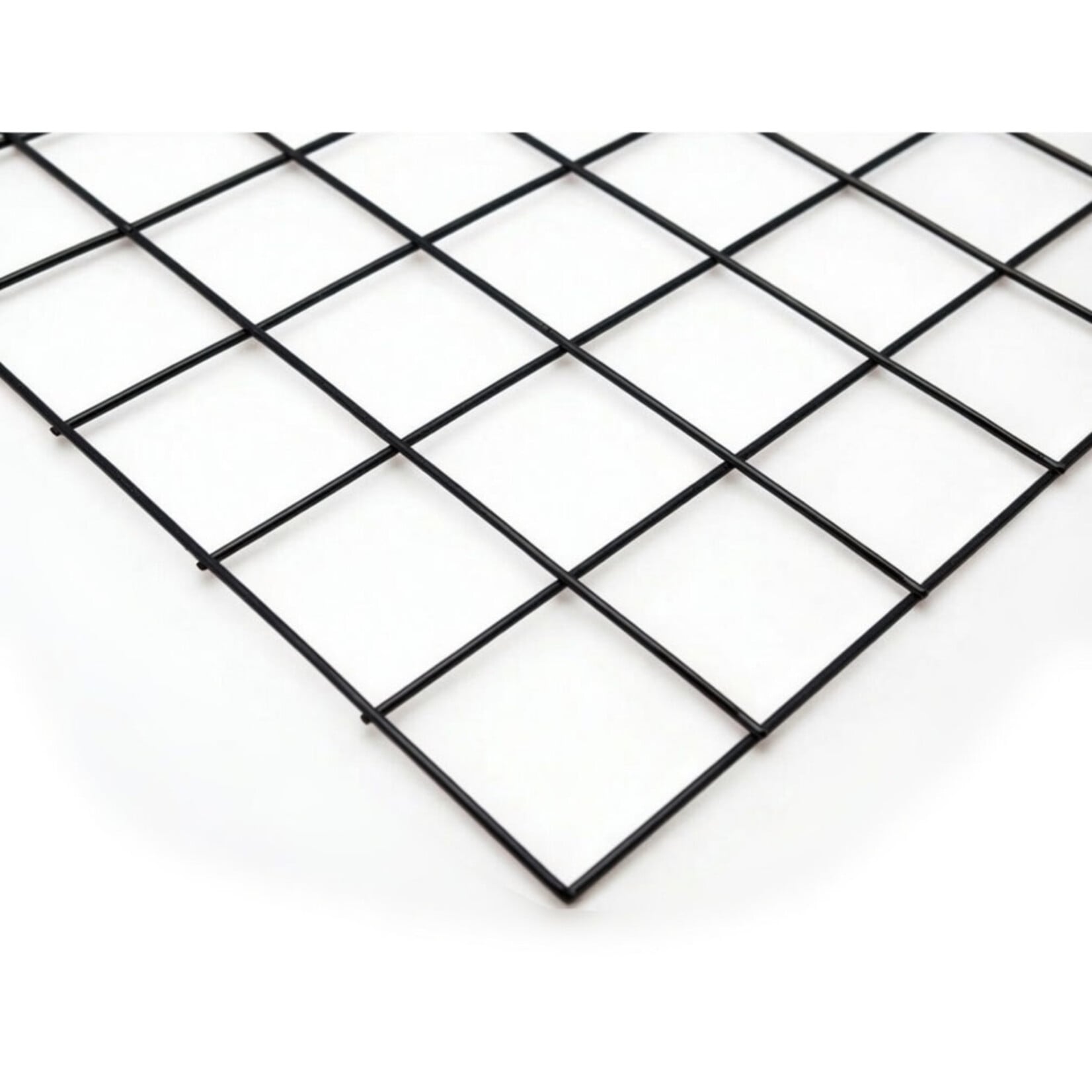 Stalen gaasmat zwart 180x180 10/10cm