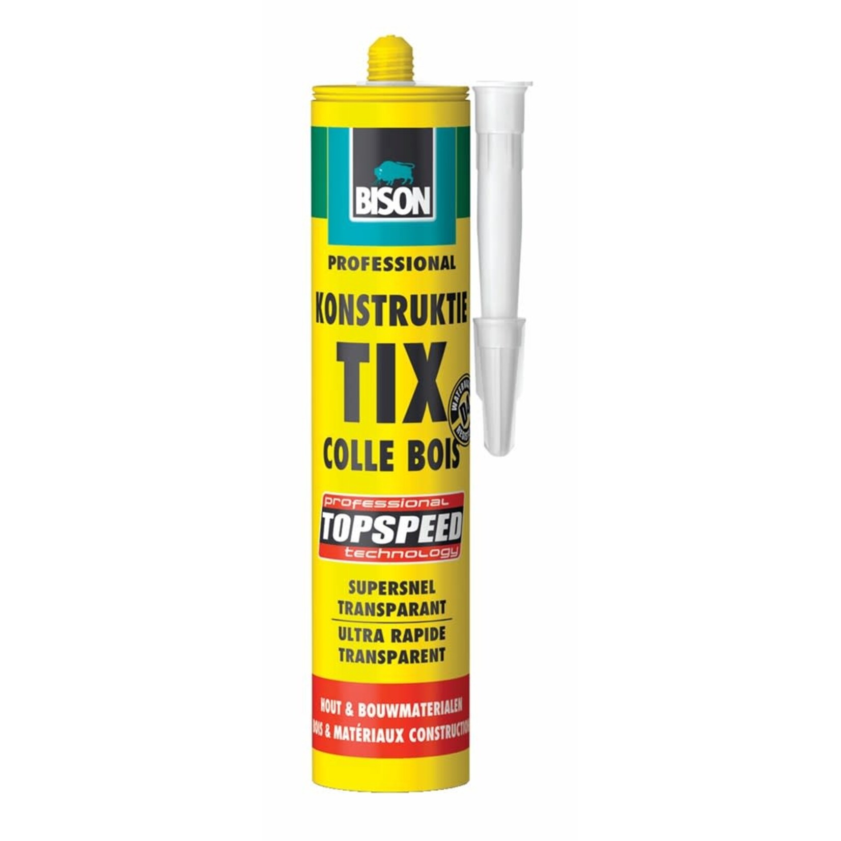 Bison Konstructie tix Topspeed transparant 325gram