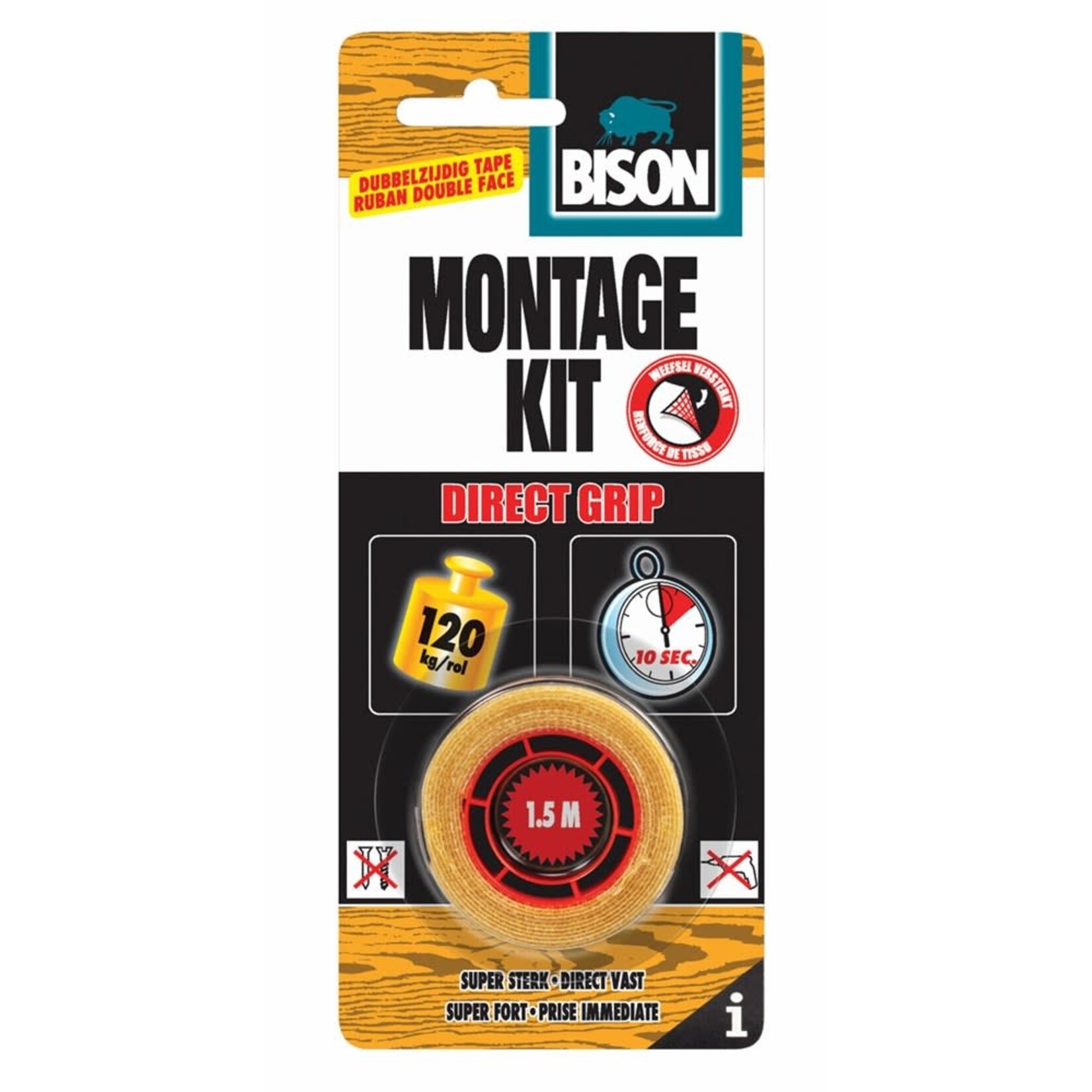 Bison Montagekit  Direct grip Tape