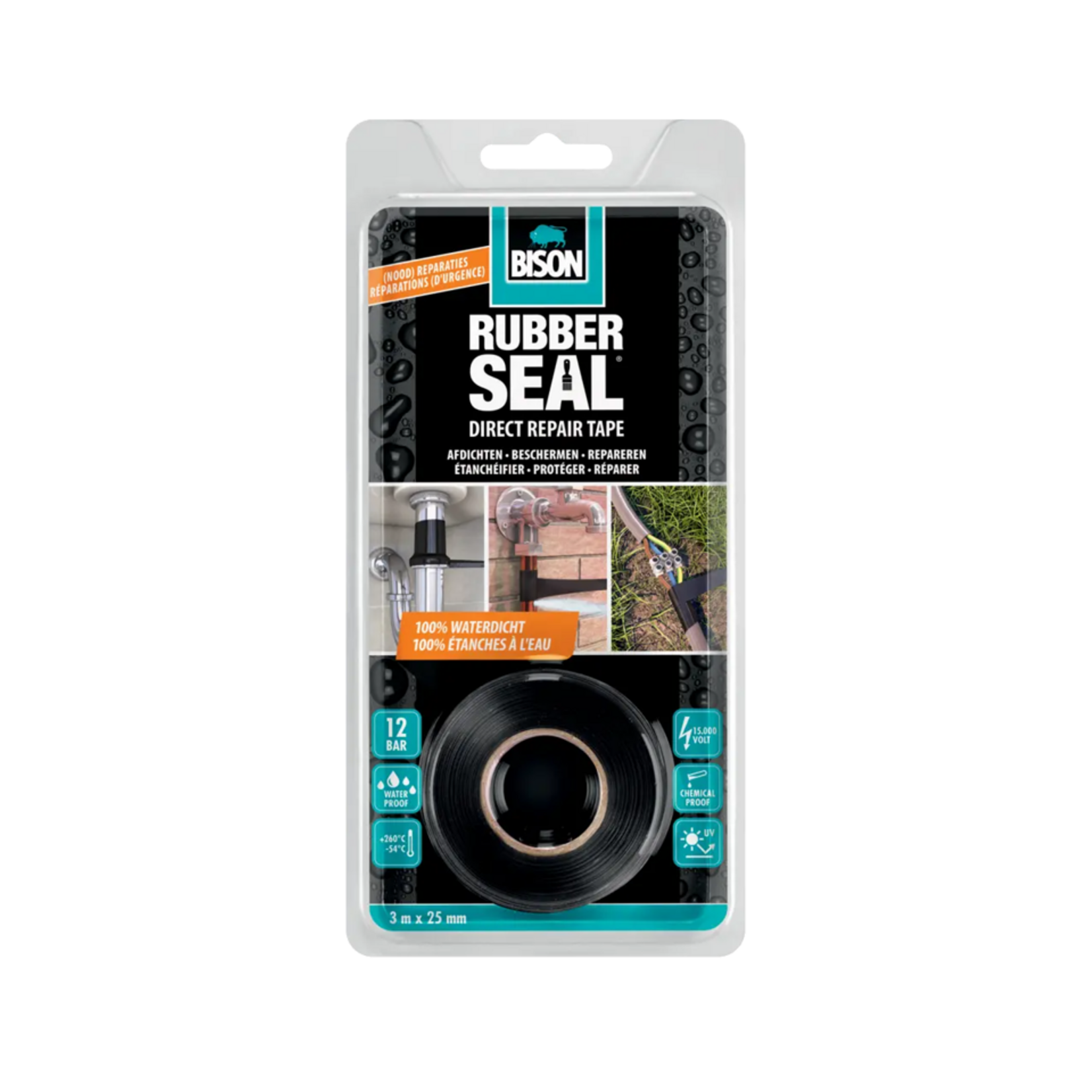 Bison Rubberseal Direct repair tape