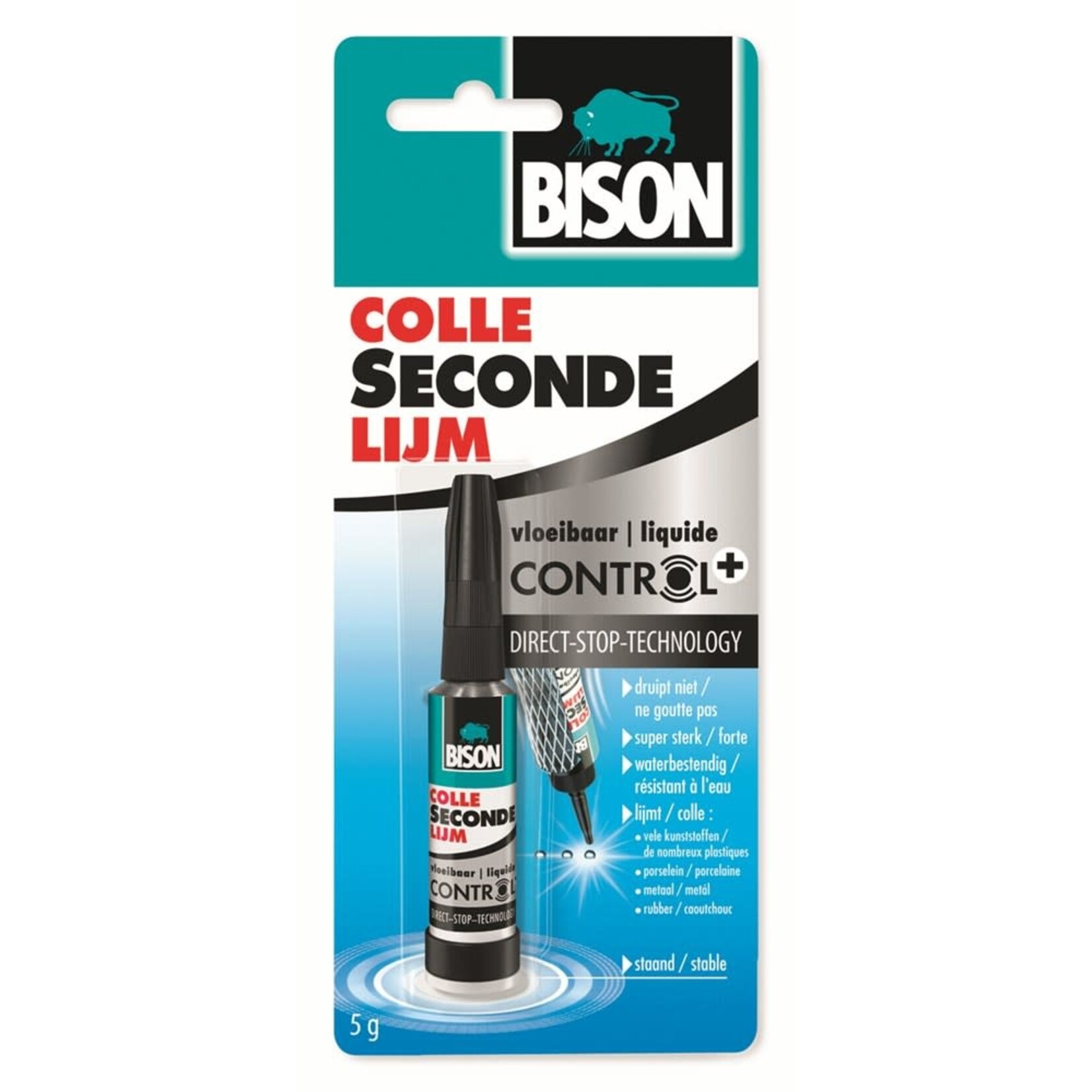 Bison Secondelijm Repair control 5 gram