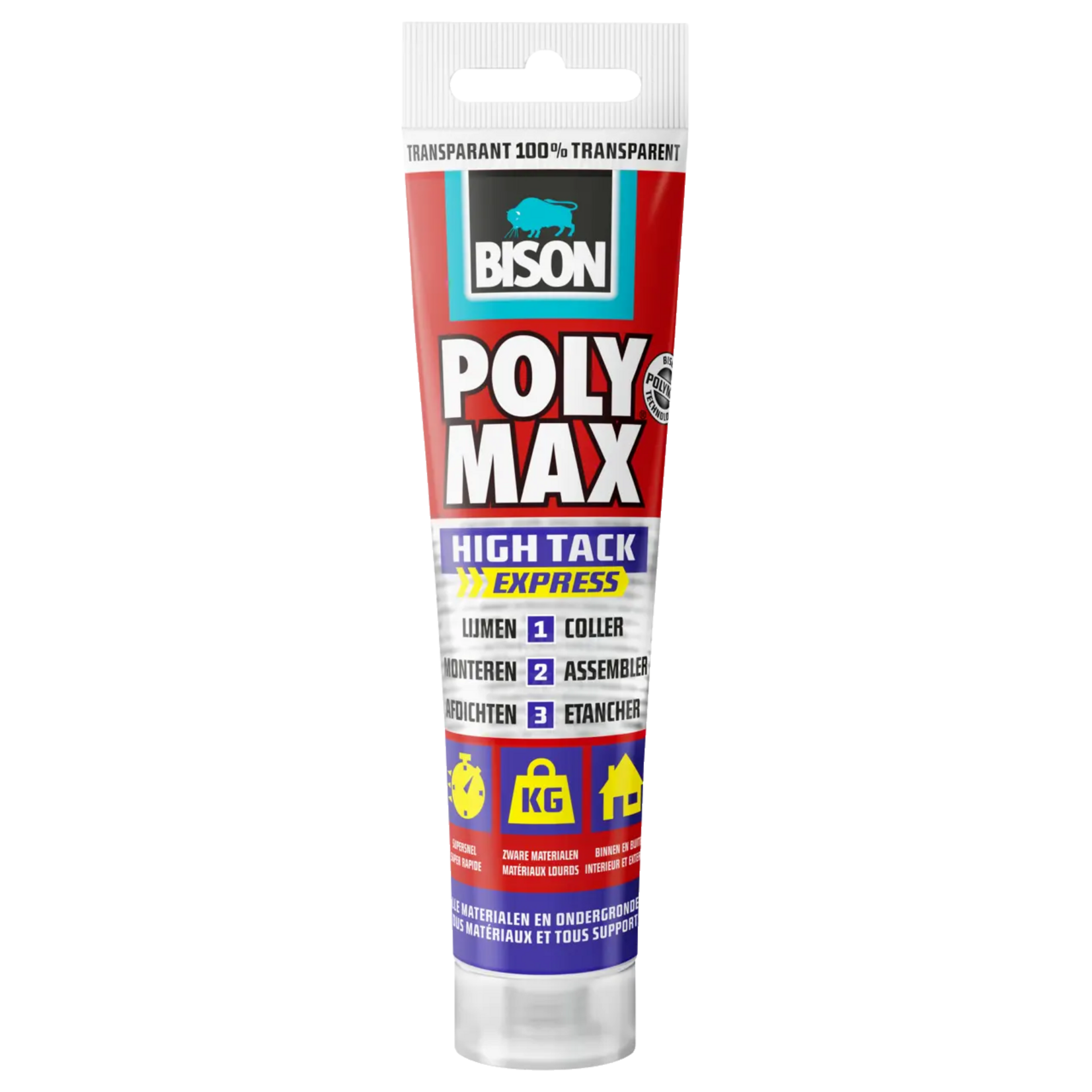 Bison Polymax High Tack Express  transparant