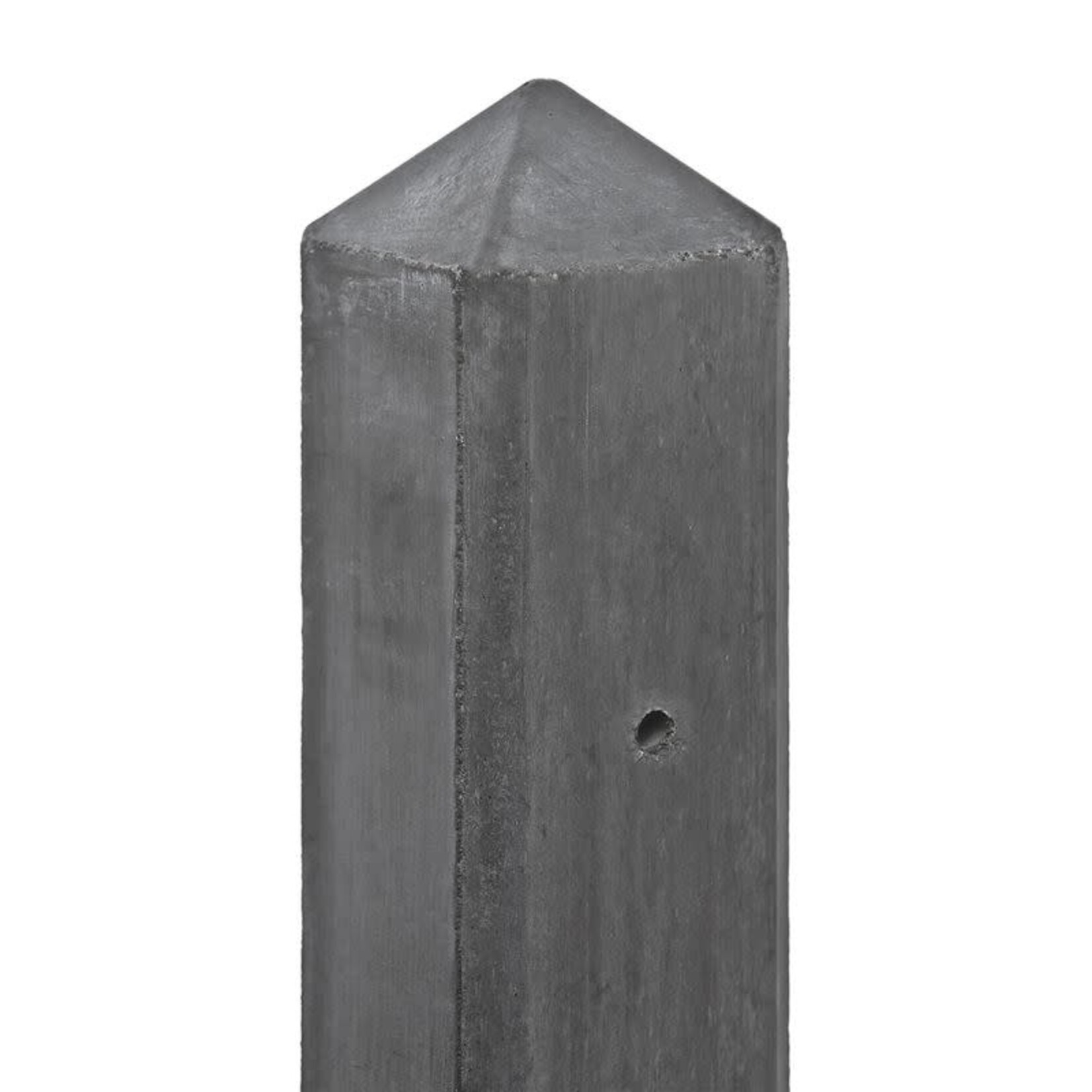 Beton eindpaal antraciet 10x10 280cm