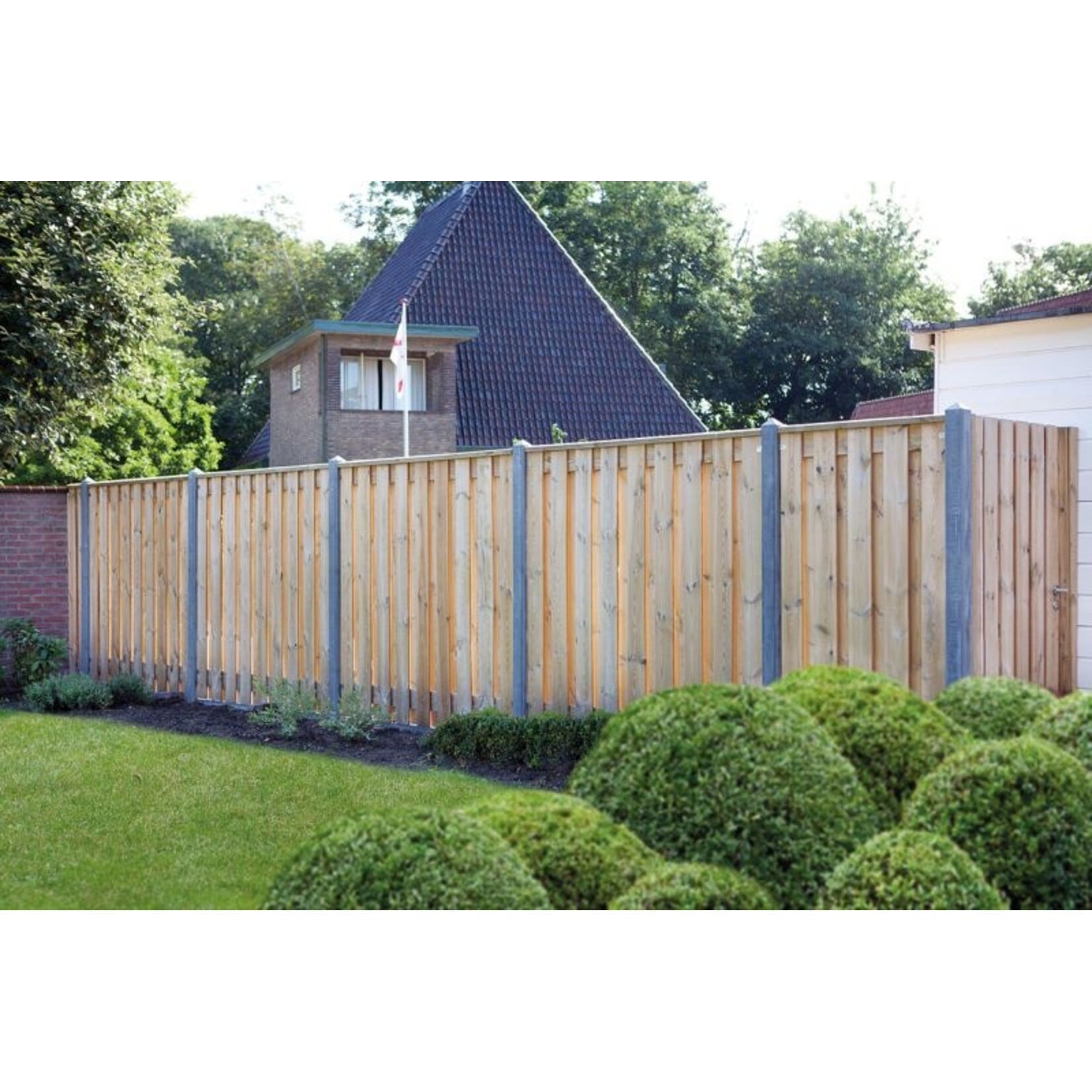 Betonpaal Antraciet 10x10 280cm
