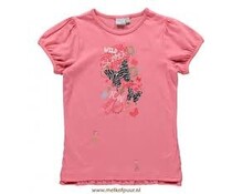 blue seven kids Shirt Roze