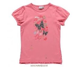 blue seven kids Shirt Roze