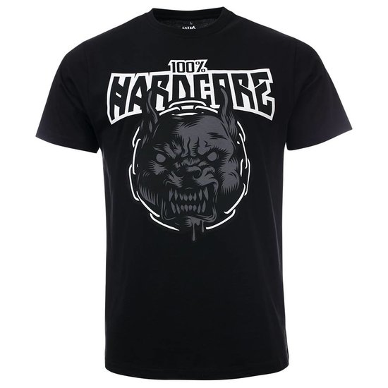 100% Hardcore T-Shirt Rage Zwart 100% Hardcore T-Shirt Rage Zwart