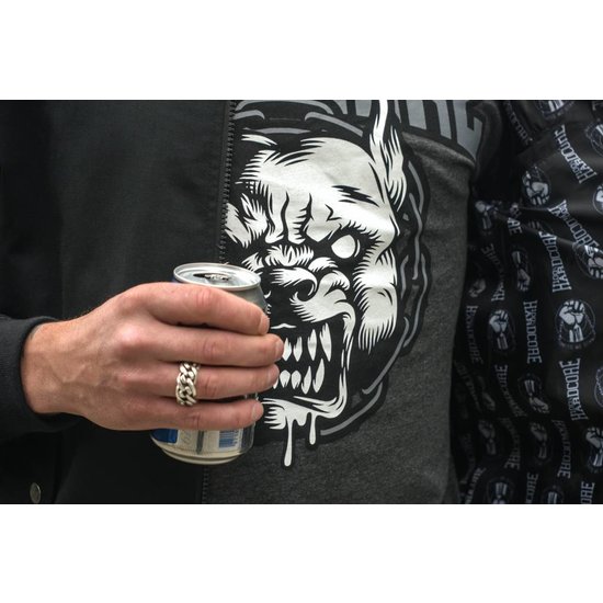 100% Hardcore T-Shirt Rage Grijs 100% Hardcore T-Shirt Rage Grijs