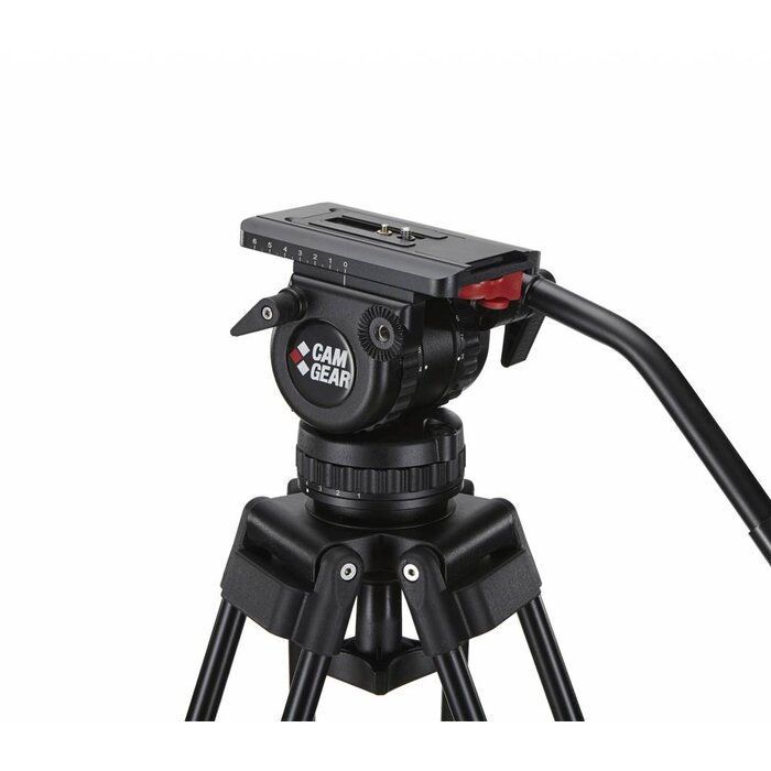 Camgear Camgear DV6P Aluminum Tripod System with Ground Spreader