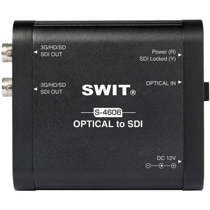 Swit SWIT S-4606 Portable Optical Fiber to SDI Converter